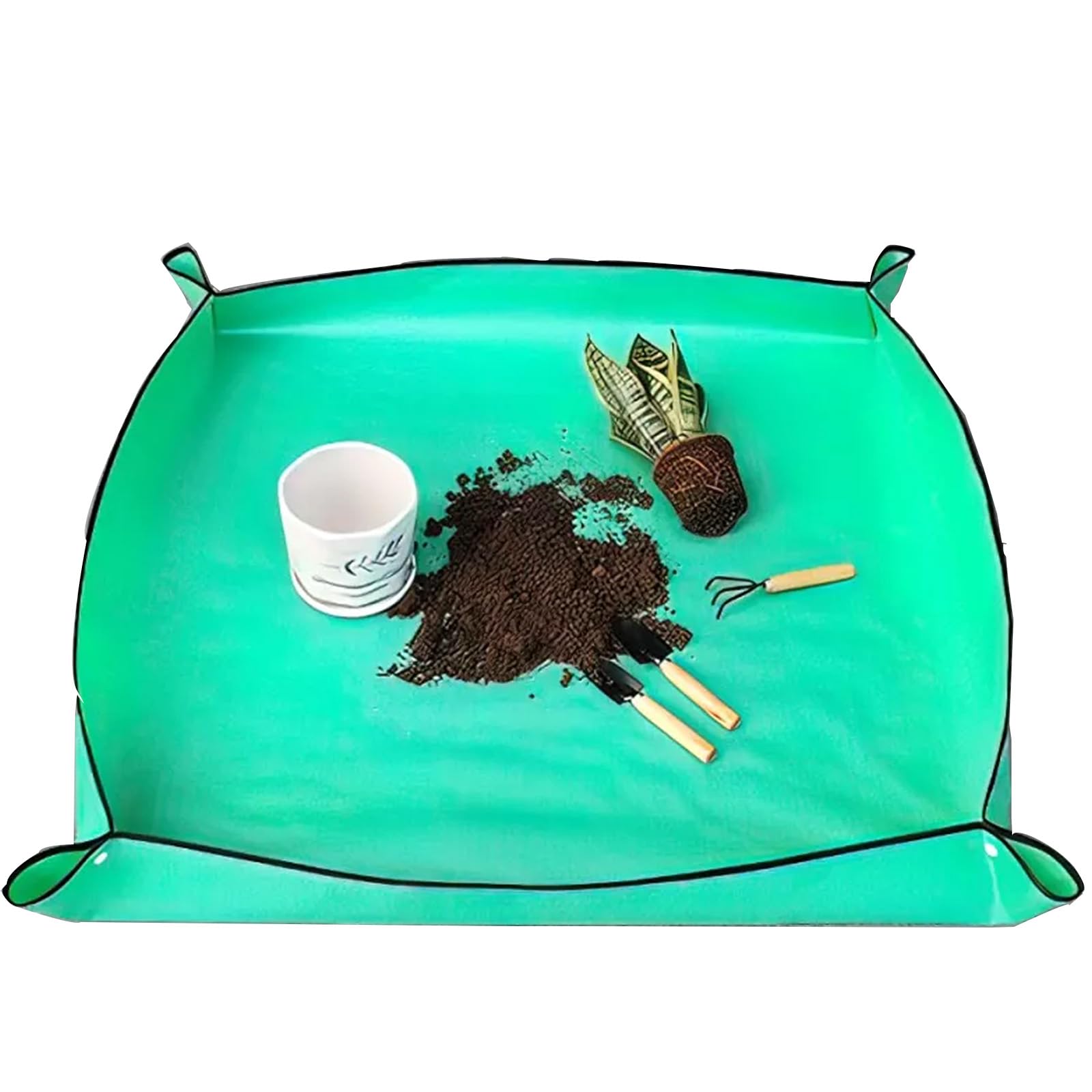 HASTHIP® Foldable and Portable Potting Mat for Plant Lover, Mess Control Plant Mat HASTHIP® Foldable and Portable Potting Mat for Plant Lover, Mess Control Plant Mat